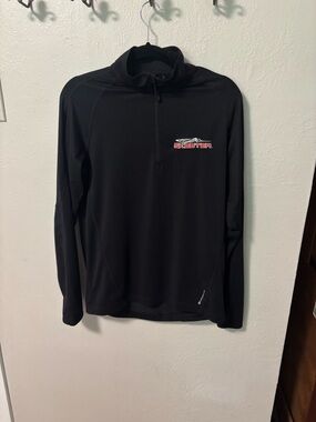 OGIO Black Lightweight Quarter-Zip Performance Pullover